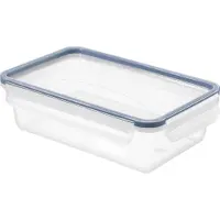 Rotho Boîte pour réfrigérateur Click & Lock, 1,5 l bleu horizon