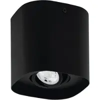 Eglo 99673 CAMINALES-Z LED GU10 plafonnier 1x4,9W 125x125mm noir dimmable