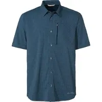 Vaude Seiland Iv Short Sleeve Shirt Bleu M Homme
