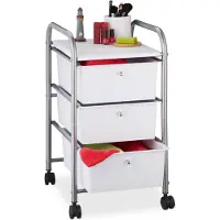 Relaxdays Badrollwagen (33 x 39 x 60 cm)