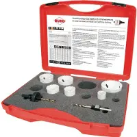RUKO HSS Co 8 Jeu de scies cloches bimétalliques dans un coffret plastique EK2