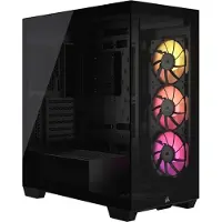 Corsair Geh Midi iCUE 3500X RGB (Tempered Glass) Black