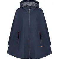 CMP Fix Hood 32x5846 Poncho Bleu S Femme