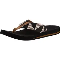 Reef Claquettes / Tongs 'Spring Woven' beige / marron / noir