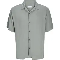 Jack & Jones Jeff Solid Resort Short Sleeve Shirt Vert L Homme