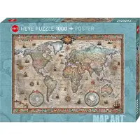 Heye Puzzle 1000 pièces Retro World 29871