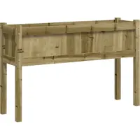 vidaXL Jardinière avec pieds 110x31x70 cm bois de pin imprégné