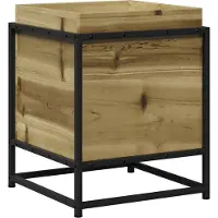 vidaXL Jardinière 40x40x50 cm bois de pin imprégné