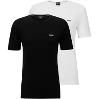 BOSS T-Shirt noir / blanc