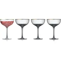 Lyngby Glas Palermo Cocktail 31 Cl-4 Pc Cup Multicolore