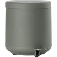 Zone Denmark Poubelle à pédale Ume, Poubelle à pédale, Poubelle, Poubelle de toilette, Poubelle de bain, ABS, Olive Green, 4 L, 26436