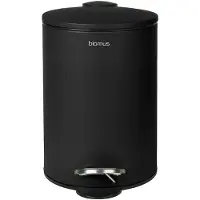 Blomus Poubelle à Pédale Blomus Tubo Black 3 L