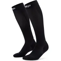 Cep Core Run Socks Tall 5.0, chaussettes de course, homme, noir
