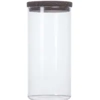 Sagaform Récipient de cuisine, verre borosilicaté/panier, 1,5 l, diamètre 10 x 22,5 cm Nature /