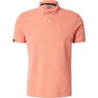 Superdry pour homme. M1110439A Polo vintage Destroy corail (XXL), Casuel, Coton, Manche courte