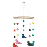 Kay bojesen Mobile pour Bébé - Ø 21 cm - Bois - Multicolore av. - - UneTaille - Mobile pour Bébé