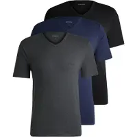 BOSS T-Shirt 'Classic' bleu marine / gris foncé / noir