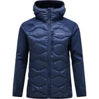 Peak Performance Helium Down Hybrid Hood pour homme, bleu Shadow : taille M