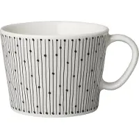 Arabia Mainio Sarastus Cup, 0.17 l, Tasse, Noir, Blanc