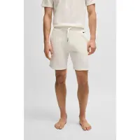 BOSS pour homme. 50540581 Short Structure blanc (L), Casuel, Coton