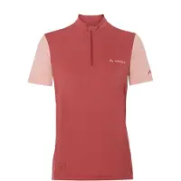 Vaude Bike Matera Half Zip Short Sleeve Jersey Rose 42 Femme