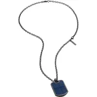 Police Pj.26400psun Necklace Noir Homme