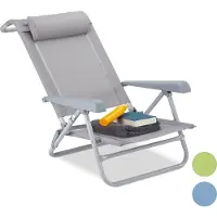 Relaxdays Chaise de camping
