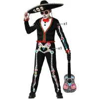 Atosa Costume De Squelette Mexicain
