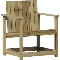 vidaXL Chaise de jardin 62x56x77 cm Bois de pin imprégné
