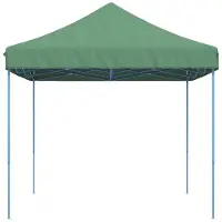 vidaXL Tente de réception pliable Pop-Up verte 410x279x315 cm