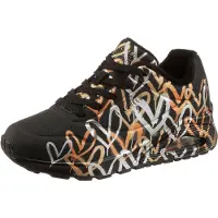 SKECHERS Baskets basses 'Uno-Metallic Love' noir