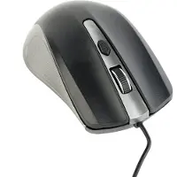 Gembird MUS-4B-01-GB Maus Optisch 4 Tasten grau/schwarz