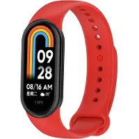 Screen Guard Professional Bracelet de remplacement Xiaomi Smart Band 8 Silicone Strap (Silicone), Sangles de montre, Rouge