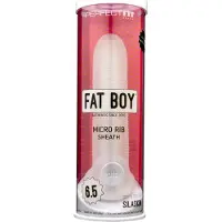Perfect Fit - Fat Boy Micro Rainuré - gaine pénienne (17 cm, blanc)