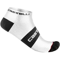 Castelli Lowboy 2 Sock White/Black S/M Chaussettes de cyclisme