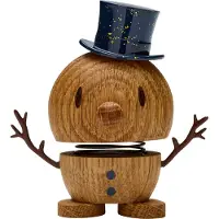 Hoptimist Small Snowman Bumble - Oak - - UneTaille - Figure décorative