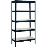 Schulte Rayonnage pour charges lourdes S, 5 tablettes en bois, 1800x900x400.