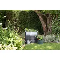 Graf Lit surélevé classique Garantia ERGO Quadro Turbo M 75 incl. système d'économie d'eau Flora 80 x 60
