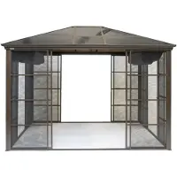 Sojag Pavillon Castel 10x12 bronze 298 x 362 x 283 cm (L x l x h) Aluminium