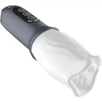 Lux Active First Class - masturbateur rotatif pour homme - blanc/gris