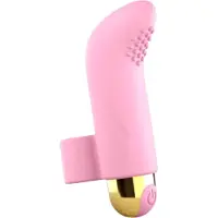 Love to love - mini vibromasseur doigt rechargeable - silicone rose