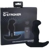 Nexus G-stroker - stimulateur prostate vibrant télécommandé - silicone noir