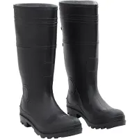 vidaXL Bottes de pluie noir taille 43 PVC
