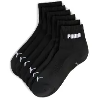 Puma Chaussettes - 3 Pack - Quart - Noir - - 43/46 - Chaussettes