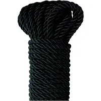 Fetish Fantasy Corde soyeuse fetish - corde de bondage shibari (10 m, noire)