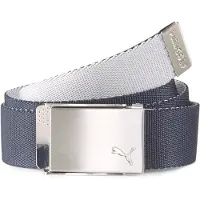 Puma Hommes, Ceinture, Reversible Web Belt, Bleu, (Taille unique)