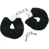 Bad Kitty - Menottes peluche - noires