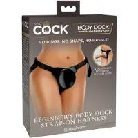 King Cock Elite Elite - gode ceinture débutant - harnais noir