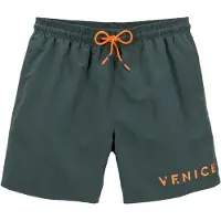 Venice beach Shorts de bain gris basalte / orange clair