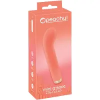Peachy You2Toys - vibromasseur point G mini rechargeable - silicone pêche